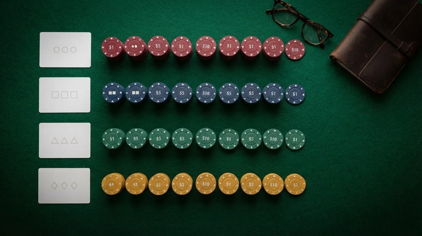Tabla comparativa con los datos principales de los diez casinos online españoles analizados: nombre, licencia, bono y requisito de apuesta